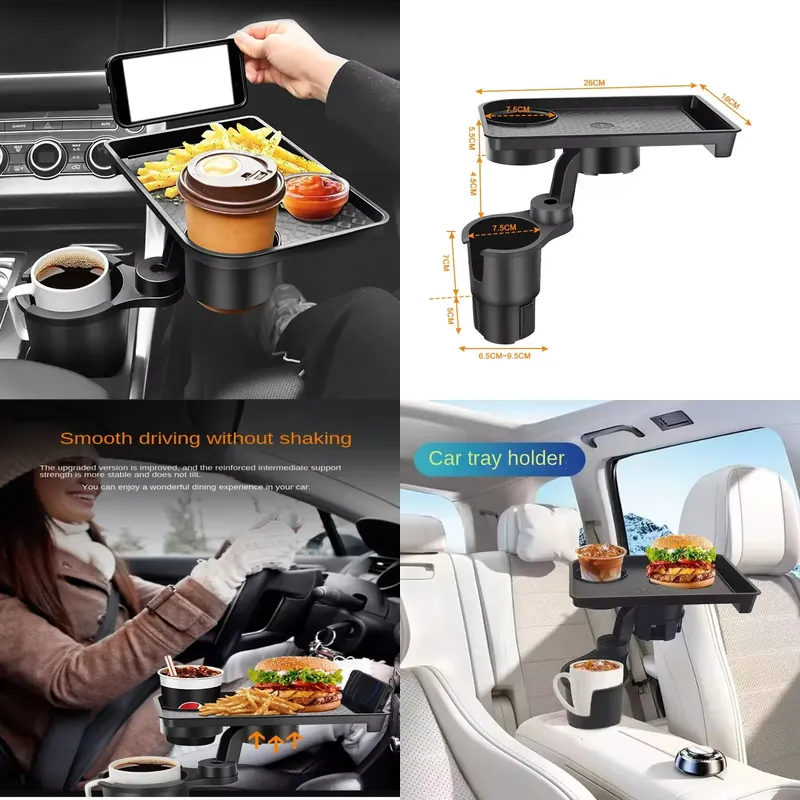 Food And Snacks - Car Cup Holder Expander Multi-Function Drink