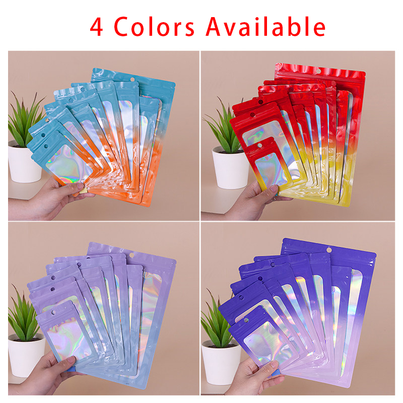 Holographic Color Square Zippe - Food And Snacks 评论和价格