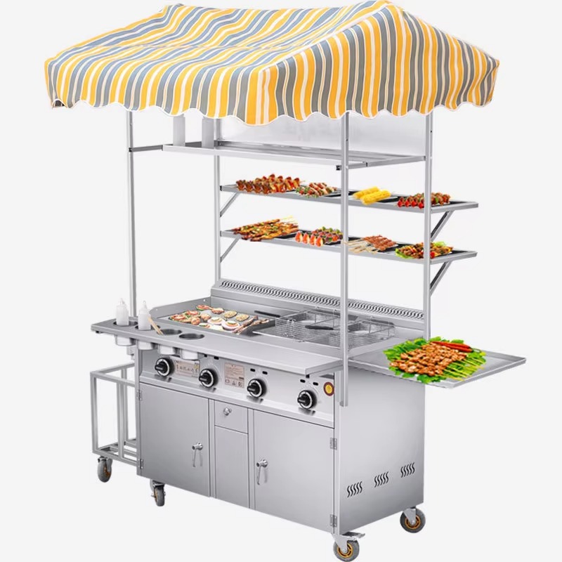 Gas-powered mobile snack cart  - Food Snacks To Sell 评论和价格
