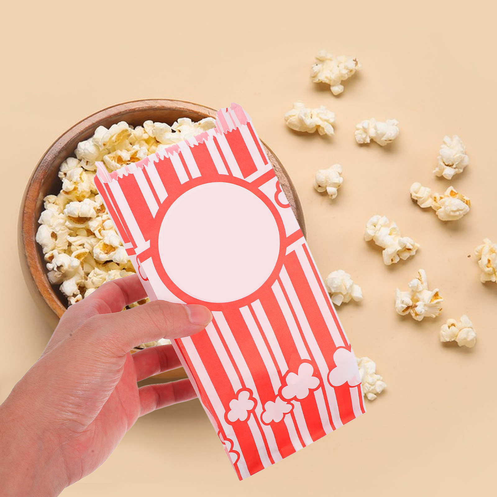 30Pcs Greaseproof Popcorn Bags - Food And Snacks 评论和价格